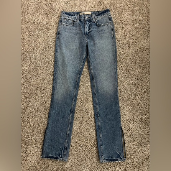 GRLFRND The Hailey low rise slim boot with slit Melrose 25 - Picture 2 of 10